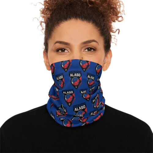 ALASO Patterned Neck Gaiter - Winter Drawstring Face Mask & Balaclava